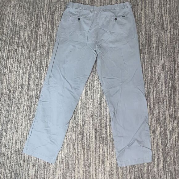 M&S Collection Mens Size 36x31 Straight Leg Pants Gray Pockets 100% Cotton - Picture 6 of 7